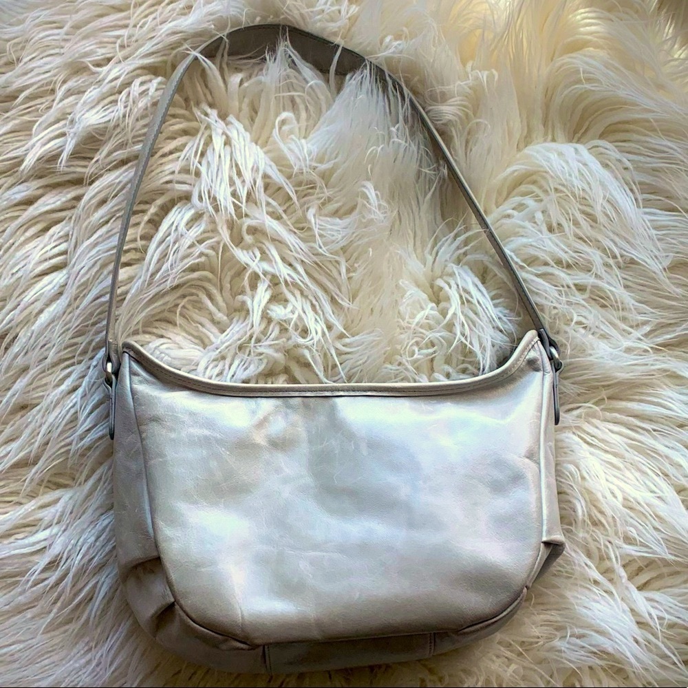 Grey HOBO Brand Shoulder Bag
